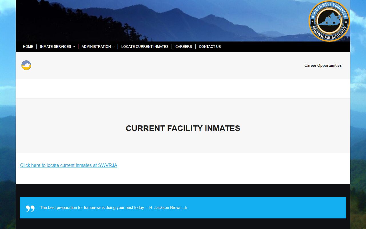 Scott County inmate population SWVRJA current inmates roster bridge